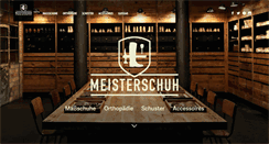 Desktop Screenshot of meisterschuh.com