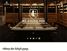 Tablet Screenshot of meisterschuh.com